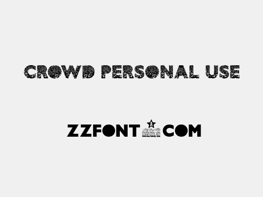 CROWD PERSONAL USE