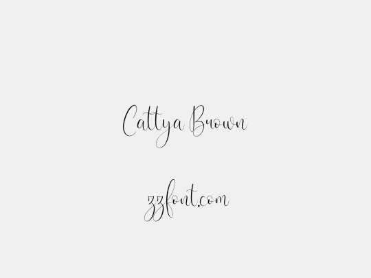 Cattya Brown
