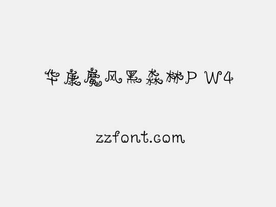 华康魔风黑森林P W4