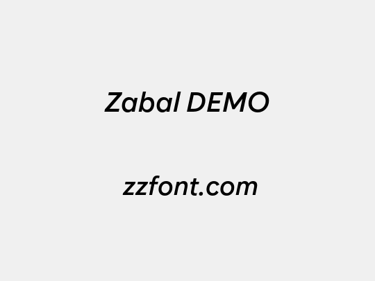 Zabal DEMO