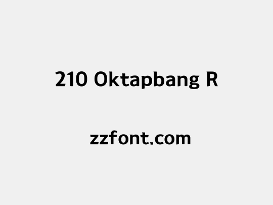 210 Oktapbang R