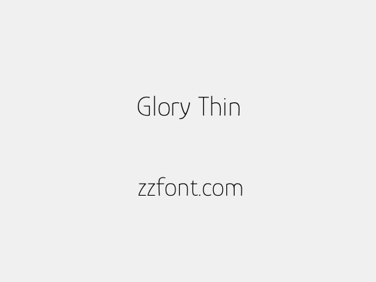 Glory Thin