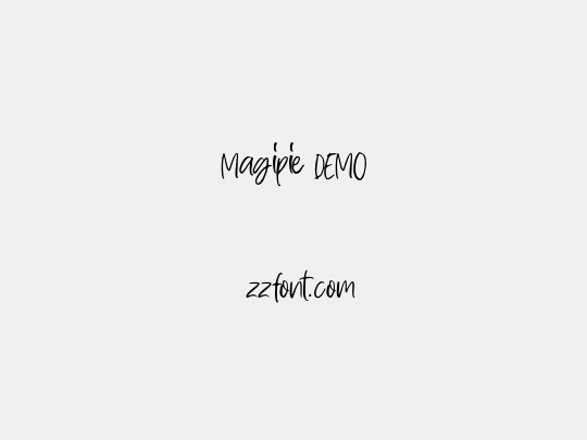 Magipie DEMO