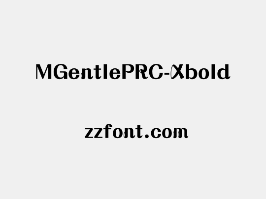 MGentlePRC-Xbold