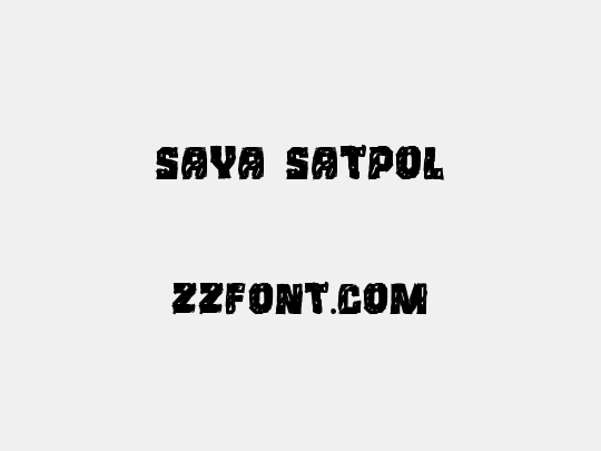 Saya Satpol