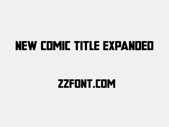New Comic Title Expanded