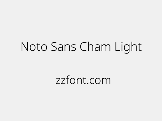 Noto Sans Cham Light