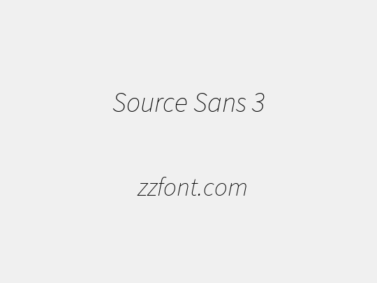 Source Sans 3