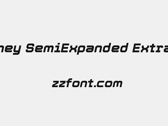 Tourney SemiExpanded ExtraBold