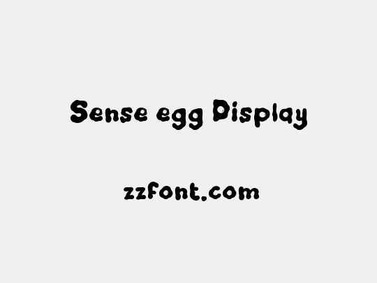 Sense egg Display