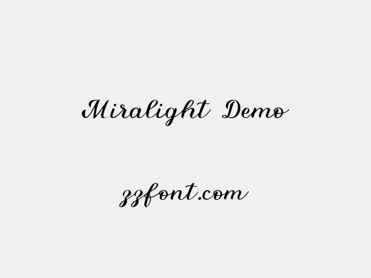 Miralight Demo