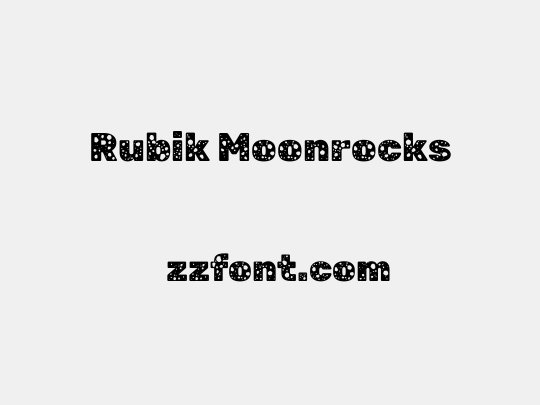 Rubik Moonrocks