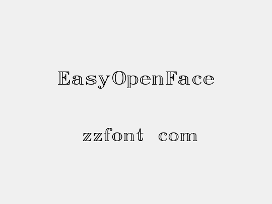 EasyOpenFace