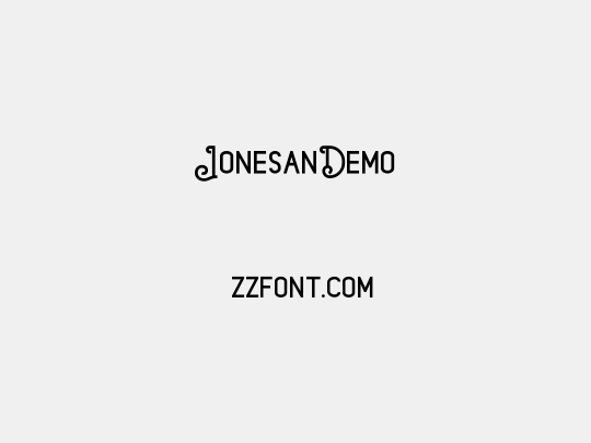 JonesanDemo