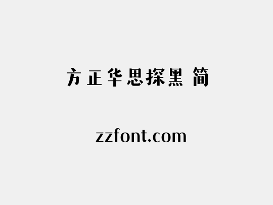 方正华思探黑 简
