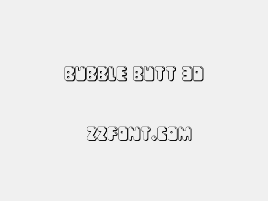 Bubble Butt 3D