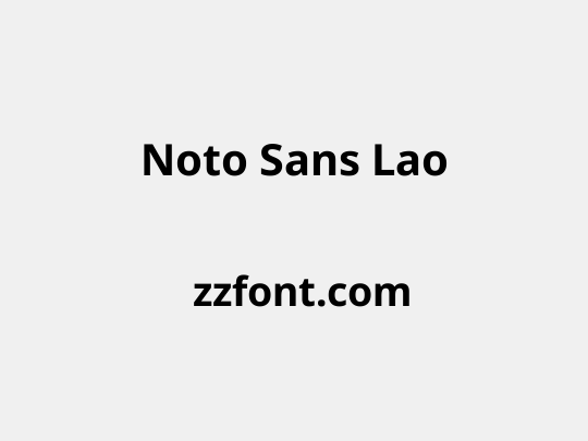 Noto Sans Lao