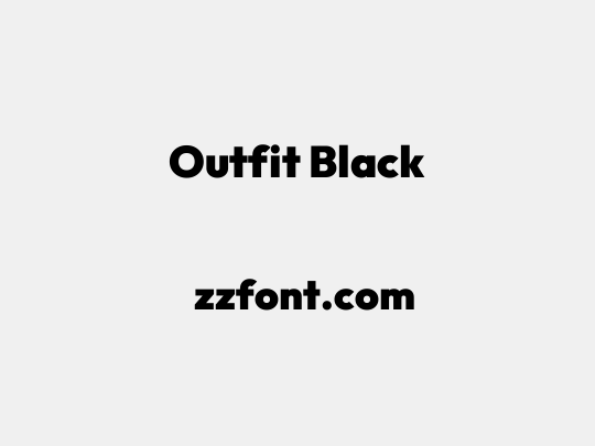 Outfit Black