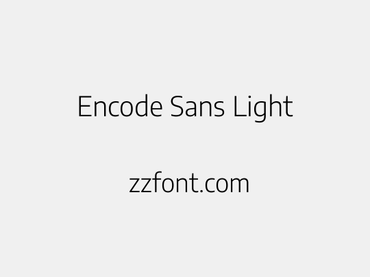 Encode Sans Light