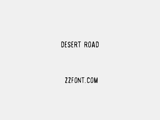 Desert Road