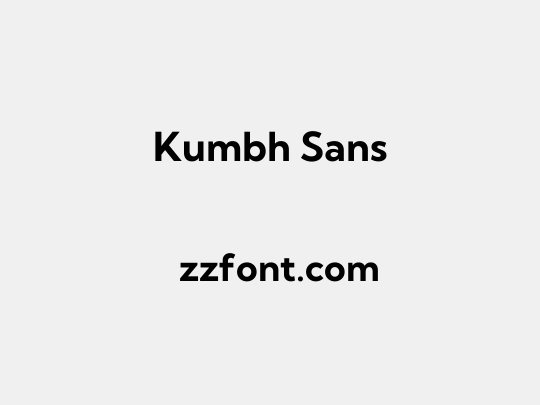 Kumbh Sans
