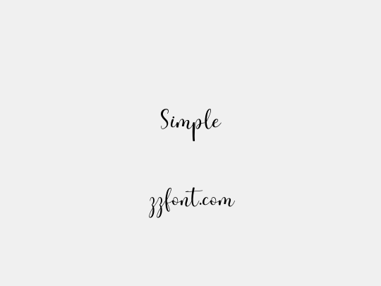Simple