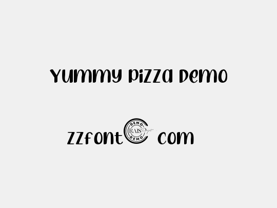 Yummy Pizza Demo