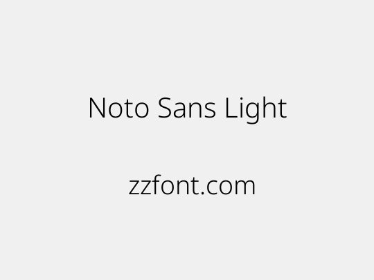 Noto Sans Light