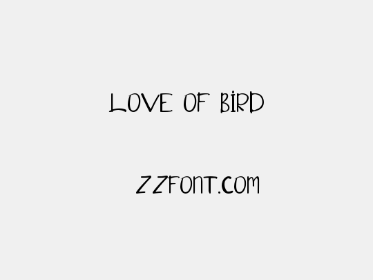 Love of Bird