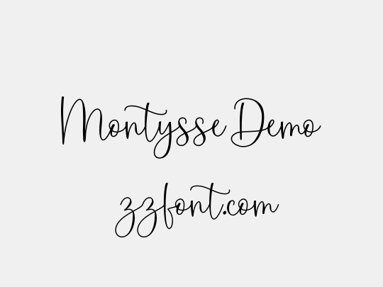 Montysse Demo