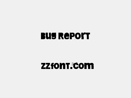 Bug Report