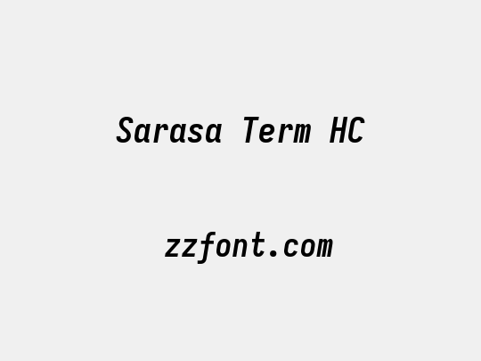 Sarasa Term HC