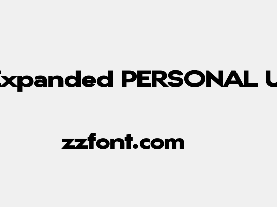 Gonzi Expanded PERSONAL USE Black