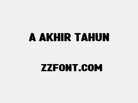 a Akhir Tahun