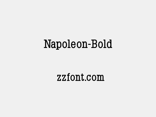 Napoleon-Bold