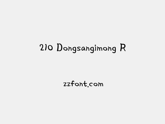210 Dongsangimong R