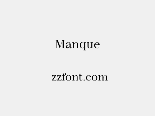 Manque