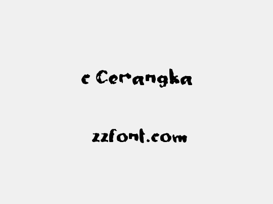 c Cerangka