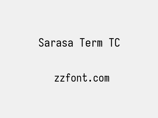 Sarasa Term TC
