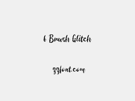 b Brush Glitch