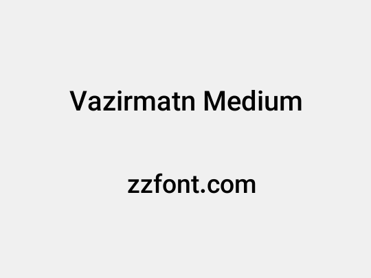 Vazirmatn Medium