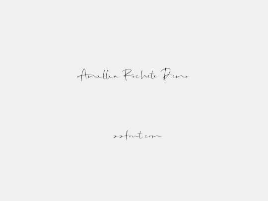 Amillia Rochete Demo
