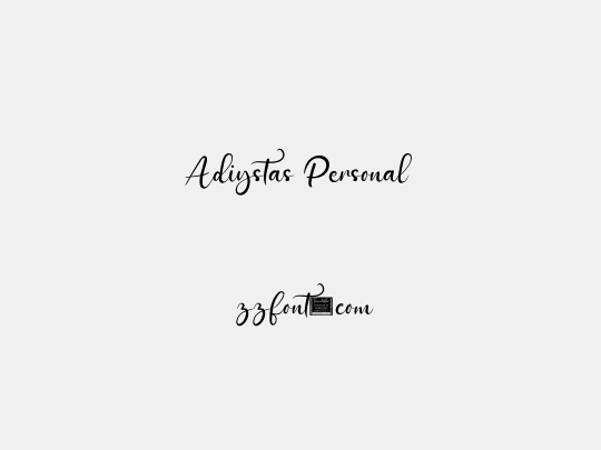Adiystas Personal
