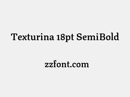 Texturina 18pt SemiBold