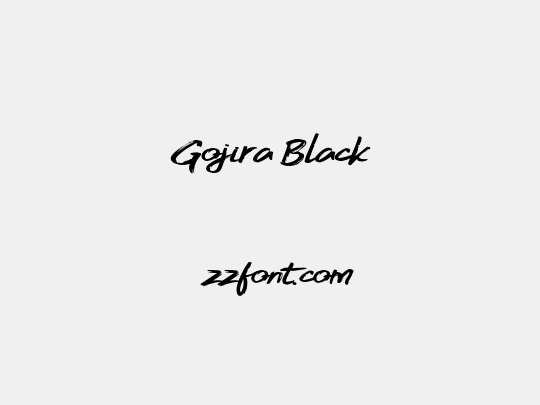 Gojira Black
