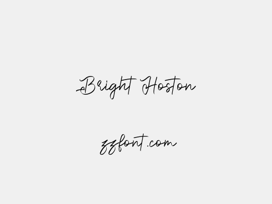 Bright Hoston