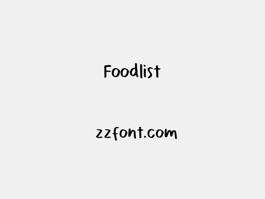 Foodlist