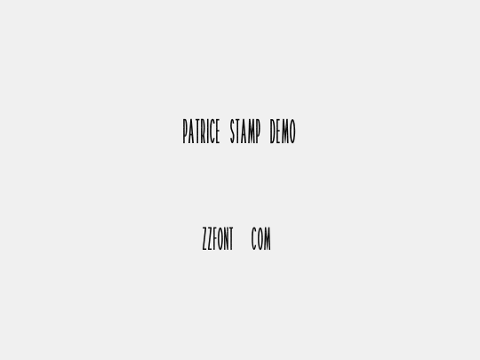 Patrice Stamp Demo