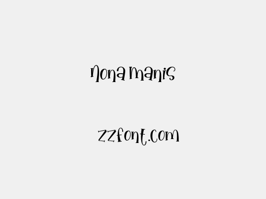 Nona Manis