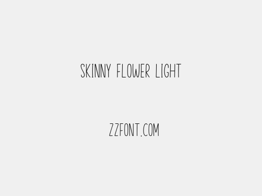 Skinny Flower Light